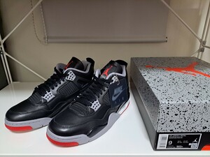 新品 27cm Nike AIR JORDAN 4 Retro reimagened bred ジョーダン 4 ブレッド リイマジンド 