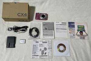 RICOH コンパクトデジタルカメラ CX4　パープルピンク