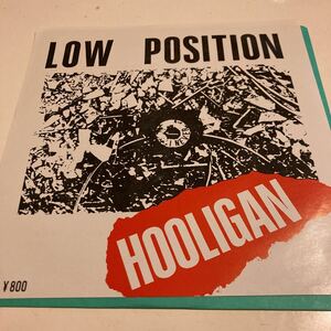 未再生 Hooligan Low Position Hooligan Label H-001 1987年 cobra SA the stalin