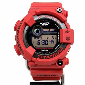 極美品 G-SHOCK ジーショック CASIO カシオ 腕時計 GW-8230NT-4JR FROGMAN フロッグマン 30周年記念復刻モデル レッド 【ITWD1QAESCTM】