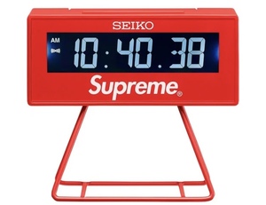 新品 国内 即決 Supreme Seiko Marathon Clock Red シュプリーム セイコー マラソン クロック 時計 赤 レッド