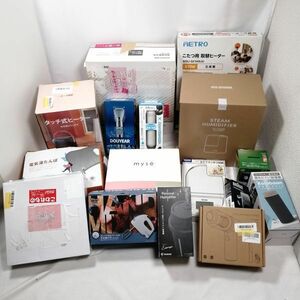 生活家電 電化製品 まとめ売り セット 加湿器 電気毛布 ヒーター 湯たんぽ 時計 ハンドミキサー バリカン シェーバー ジャンク a09760