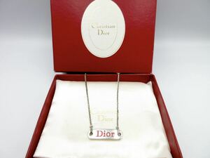 【レア】Christian Dior ブレスレット プレート ロゴ クリスチャン ディオール ヴィンテージ レディース 結婚式 シルバーカラー cr-3-f24-2