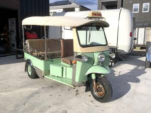 ★激安即決早い者勝ち!WIC製トゥクトゥク TUKTUK 三輪車 普通自動車免許で乗れる！定員4名 側車付オートバイオートリキシャ オート三輪