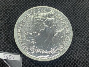 31.1グラム 2016年 (新品) イギリス「ブリタニア」純銀 1オンス 銀貨