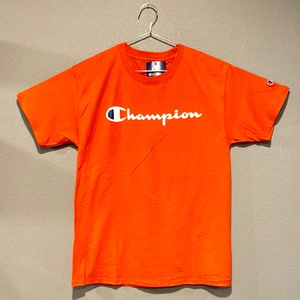 【並行輸入品】Champion ショートスリーブTシャツ サイズL CLASSIC GRAPHIC TEE オレンジ ORANGE 橙 半袖