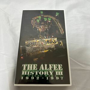 VHS THE ALFEE HISTORY 3 COUNT DOWN 1992-1997★1997年リリース★ビデオ