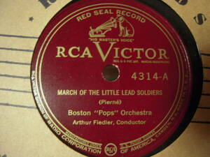 【ＵＳ盤ＳＰ】「MARCH OF THE LITTLE LEAD SOLDIERS/Fiedrer=Boston