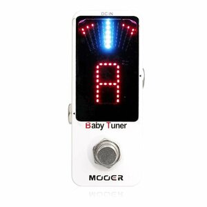 最落無し! Mooer　Baby Tuner　/ a40256　ミニサイズ筐体を使用した高精度のペダルチューナー！　1円