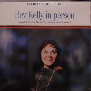 奇跡 未開封シールド！米RIVERSIDE盤LP Bev Kelly / Bev Kelly In Person 1990年代？ RLP 9345 高音質 Pony Poindexter Flip Nunez Sealed