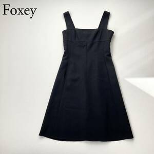 FOXEY BOUTIQUE フォクシーブティック ドレス ノースリーブフレアワンピース ロングワンピース　膝下丈 レディース