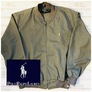 ラルフローレン　Polo by Ralph Lauren L コットン　ワークジャケット　グレー