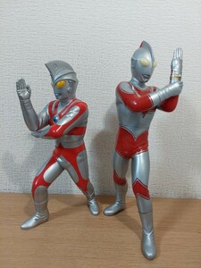 ビッグソフビ　フィギュア　ウルトラマンジャック　ウルトラマンエース　2点セット