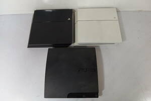 ◆SONY(ソニー) PS4(プレステ4)/PS3(プレステ3) 薄型 3台セット CUH-1100A×2台/CECH-3000A×1台 プレイステーション4/プレイステーション3