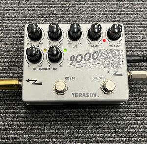 訳あり】YERASOV 9000 VOLT オーバードライブ／ディストーション　Marshall系　ジャンク扱い