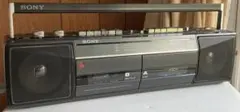 昭和レトロSONY CFS-W301  35年前のラジカセ　ラジオ