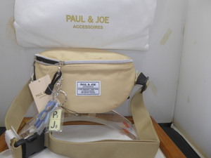 格安に　新品　PAUL & JOE ACCESSOIRES (ポール＆ジョーアクセソワ) ウエストポーチ ワッペン タグ付き