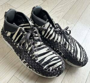 NIKE AIR FOOTSCAPE WOVEN ナイキ エア フットスケープ ウーブン ゼブラ ハラコ チャッカ AIR FORCE エアフォース 