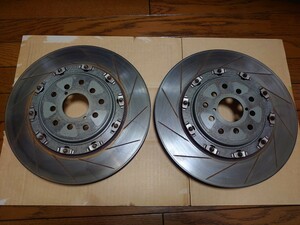 【送料無料】ディクセル DIXCEL 2ピース ブレーキディスク FSBS34032W76R/77L フロント スバル Brembo 6pot