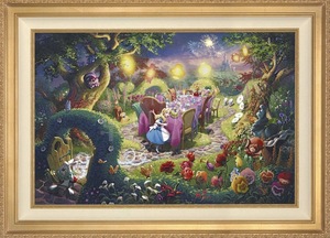 Disney Fine Art ディズニーファインアート ふしぎの国のアリス　アリス　マッドハンター　チェシャ猫　限定 レア Thomas Kinkade