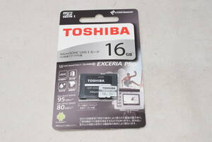 ☆新品未開封☆東芝 TOSHIBA SDHC UHS-1 メモリーカード 16GB Class10 フルハイビジョン動画撮影向け ☆４K☆耐X線☆ SDカード