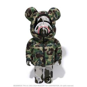 BE@RBRICK BAPE × CANADA GOOSE SHARK 1000% ベアブリック x ベイプ x カナダグース シャーク A BATHING APE