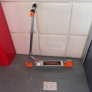 NO.635 Radikal KICK SKATER 光るキックスケーター オレンジ キック スクーター ボード