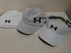 UNDER ARMOUR☆帽子☆キャップ☆サンバイザー☆ニット帽☆3点set☆アンダーアーマー