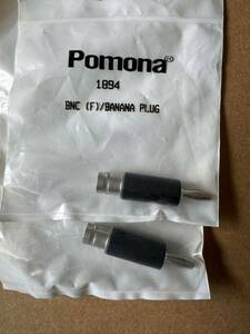 Pomonaポモナバナ1894 BNC端子2個セットオーディオステレオ真空管音響音質スピーカー端子電圧測定工作ラジコン