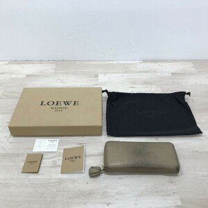 LOEWE ロエベ ラウンドファスナー 長財布 アナグラム 182.81.C19 レザー ナッパレザー[C2963]