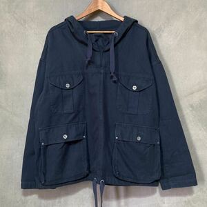 NIGEL CABOURN ナイジェルケーボン LYBRO ライブロ BRITISH ARMY SMOCK コットンダック アーミースモック ジャケット size.48(L) 日焼け有