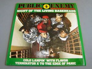 《新品同様》PUBLIC ENEMY Night Of The Living Baseheads 1988 US Orig.12inch パブリック・エナミー