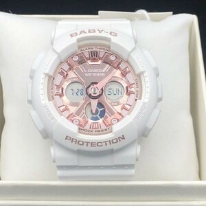 【カシオ】 ベビージー BABY-G レディース 新品 BA-130-7A1JF ホワイト 腕時計 CASIO 女性 未使用品