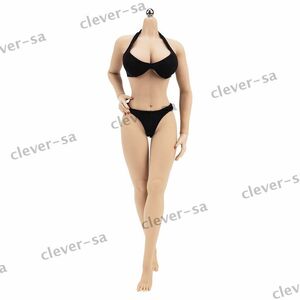 1/6 Large Bust Female Action Figure Body for Hot Toys Phicen Head Natural Skin 海外 即決