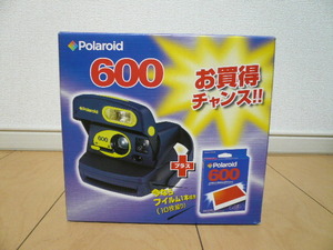 新品未使用! Polaroid 600 ポラロイド600 プラスフィルム１本付き! 