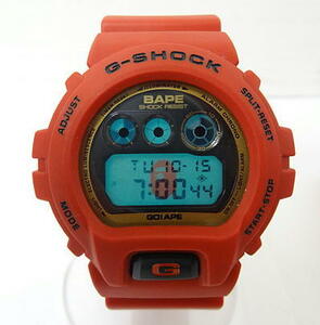 G-SHOCK A BATHING APE アベイシングエイプ DW-6900 限定2000本 BAPE