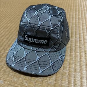 Supreme ワイヤー総柄 box logo キャップ レア 帽子 ボックスロゴ