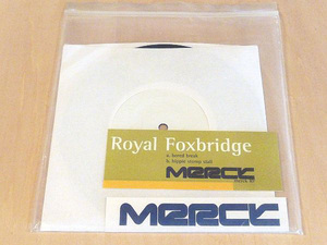 Royal Foxbridge Bored Break Hippie Stomp Stall 300枚限定7インチアナログレコード未使用Merckメルク ステッカー付