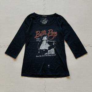 Hysteric Glamour ヒステリックグラマー Bettie Page 7分袖 カットソー Tシャツ レディース FREE