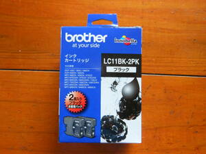 【純正】brother LC11BK-2PK・2個入りお徳用パック1箱　期限切れ