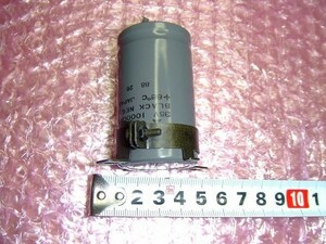 1ヶ月保証！大容量アルミ電解コンデンサ 10000μF 取付金具付 35V 85℃ CE62 松下電器製 