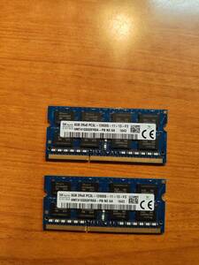 SK hynix 低電圧 1.35V DDR3L-1600 (PC3L-12800S) HMT41GS6DFR8A-PB 2枚