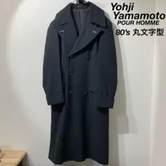 希少 Yohji Yamamoto POUR HOMME 丸字 チェスターコート