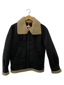 ALPHA INDUSTRIES◆フライトジャケット/M/ポリエステル/TA1548-175/フェイクムートンB-3ジャケット