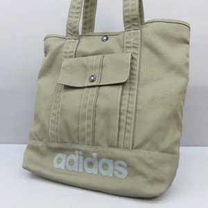 G531★adidas/アディダス　トートバッグ　カーキ 4/11★A