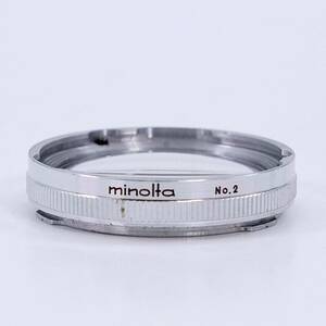 MINOLTA ミノルタ CLOSE UP LENS No.2 二眼レフ用　クローズアップレンズ