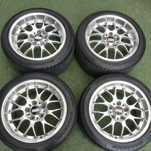 BBS　RS939H 17インチ 4本セット　8j+40 PCD120 5穴 BMW等に