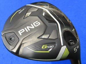 【中古】PING（ピン）2023　G-430 MAX フェアウェイウッド　5W（18°）【S】ALTA J CB BLACK ★ヘッドカバーあり、レンチなし