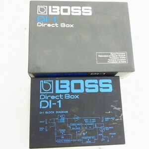 I820-Y32-1029 BOSS Direct Box DI-1 ダイレクトボックス 動作未確認 現状品②