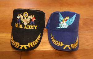 帽子　キャップ　ヴィンテージ　U.S ARMY　等　2個